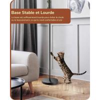 Pantalla de Lino Beige, Casquillo E27, Compatible con Varias Bombillas, 160cm Lámpara de Arco Negra con Pantalla Ajustable para Dormitorio, Salón, Oficina - details 13