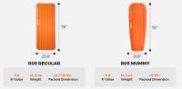 FLEXTAILGEAR ZERO MATTRESS MUMMY - Colchoneta aislante para dormir con valor R de 6,0/5,6, colchoneta de camping ultraligera - details 9