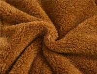 Abrigo con capucha de lana para niños, abrigo con cremallera de color sólido, ropa de invierno para niños - details 5