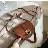 Bolso bandolera elegante para mujer - Bolso de hombro versátil con herrajes en tono dorado, cierre de cremallera y forro de poliéster, marrón/negro, perfecto para ocasiones informales o formales, bolso bandolera, accesorio de moda, bolso elegante, acabado - details 13
