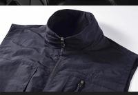 Chaleco Ligero para Hombre Estilo Sólido, Adecuado para Pesca, Senderismo, Uso Casual con Múltiples Bolsillos - details 7