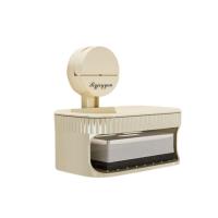 Soporte de esponja para jabón con ventosa sin perforaciones, caja de jabón de drenaje impermeable montada en la pared con caja de drenaje, estante de jabón extraíble para Baño - details 9