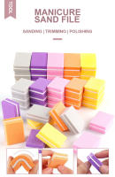 Minilimas pulidoras para manicura y pedicura, limas para manicura y arte de uñas, limas blancas - details 0
