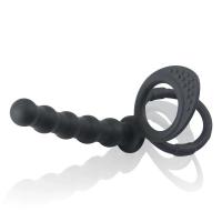 Leten Juguetes Dildo de Masaje Prostalítico de Silicona con Anillo Doble para Mujeres y Parejas - details 5
