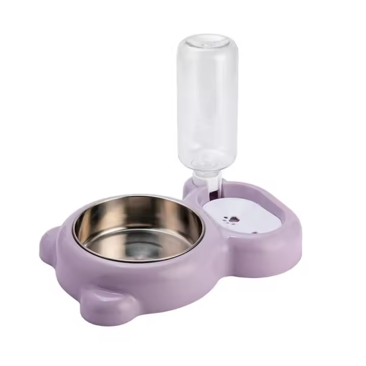 Alimentador automático desmontable para gatos, recarga automática de agua, dispensador de agua automático antivuelco, diseño con abertura seguro - 1