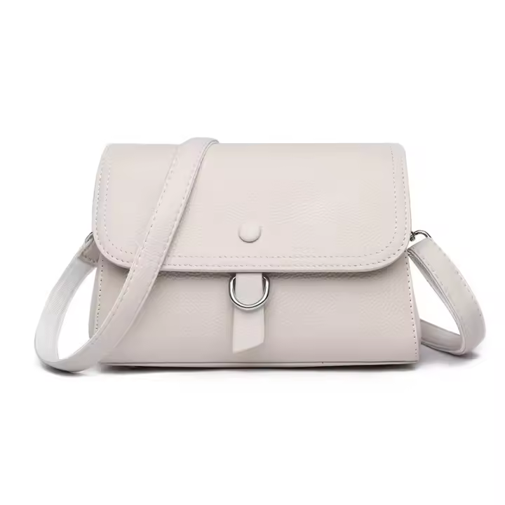 Bolso Cuadrado Pequeño de Moda para Mujer Bolso de Cuero de Vaca de Primera Calidad - 1