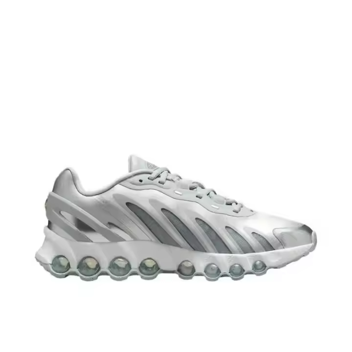 【Leten】 Max DN8 Hombres Mujeres Sier Gris Moda Cojín de aire Malla Transpirable Amortiguador Retro Unisex Zapatos para correr HF5509-001 Pegatinas de pared - 1