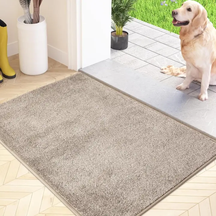 Alfombra Felpudo Entrada Larga 60 x 150 cm Antideslizante, Lavable en Lavadora, Atractiva para Perros, Adecuada para Entrada, Puerta, Pasillo, Cocina - 1