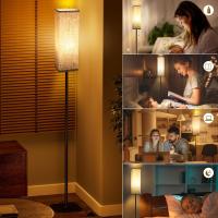 Lámpara de Pie Moderna con Control Remoto Luz Cálida para Dormitorio, Sala de Estar, Oficina - details 11