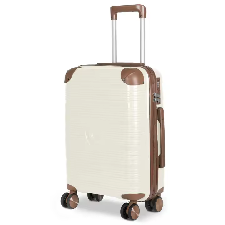 Maleta de Viaje de Cabina 54x36x20cm Equipaje de Mano de Polipropileno con Ruedas Giratorias 360º, Resistente y Ligero. Ideal para Viajar - 1