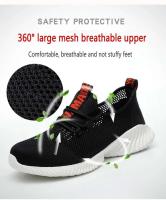 Zapatos de protección deportivos de seguridad para hombre con punta de acero, botas, zapatos de trabajo antipinchazos - details 3