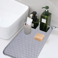 Estera de secado de platos de cocina en el gabinete, esteras de secado, mantel de mesa absorbente de microfibra, almohadilla de secado de drenaje antideslizante resistente al calor - details 3
