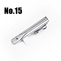 Nuevo Clips para corbata clásicos simples de 4cm, accesorios de Pin diario de Metal para hombre, regalo - details 17