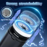 Taza masturbadora masculina telescópica, herramientas de masturbación vaginal, equipo, Juguetes sexuales para hombres y adultos, suministros, mastubador de pistón automático - details 1