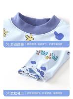 Pijama de Oso de Dibujos Animados para Niños en Otoño Conjunto de Ropa de Dormir Cálida para Niños y Niñas Conjunto de Ropa Interior Desechable - details 4