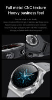 Reloj inteligente con pantalla completamente táctil de 1,3 pulgadas y auriculares Bluetooth TWS 2 en 1 - details 1