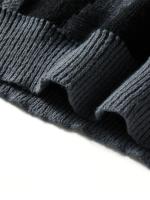 Nuevo Jersey Popular de otoño e invierno con patrón de Jacquard Irregular, suéter informal de punto con cuello redondo y contraste de Color para hombre - details 17