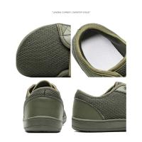 Zapatos descalzos minimalistas para hombre, zapatillas de punta ancha Zero Drop, malla transpirable, zapatos planos informales con cordones para caminar - details 24
