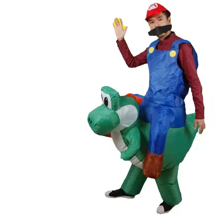 Traje inflable de Mario Fontanero para adultos - 1