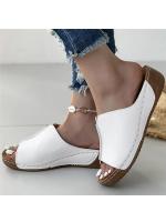 Sandalias de Verano Deslizables para Mujer Zapatillas de Pisa Casuales con Tacón de Cuña para Caminatas y Fiestas - details 10