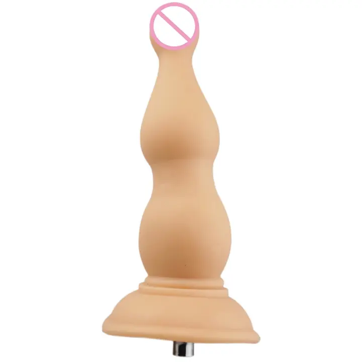 Plug Anal de 5.7'' con Sistema de Conexión Rápida para Máquina de Sexo Premium Accesorio de Juguete Sensual de Forma Pagoda SToy Dildo - 1
