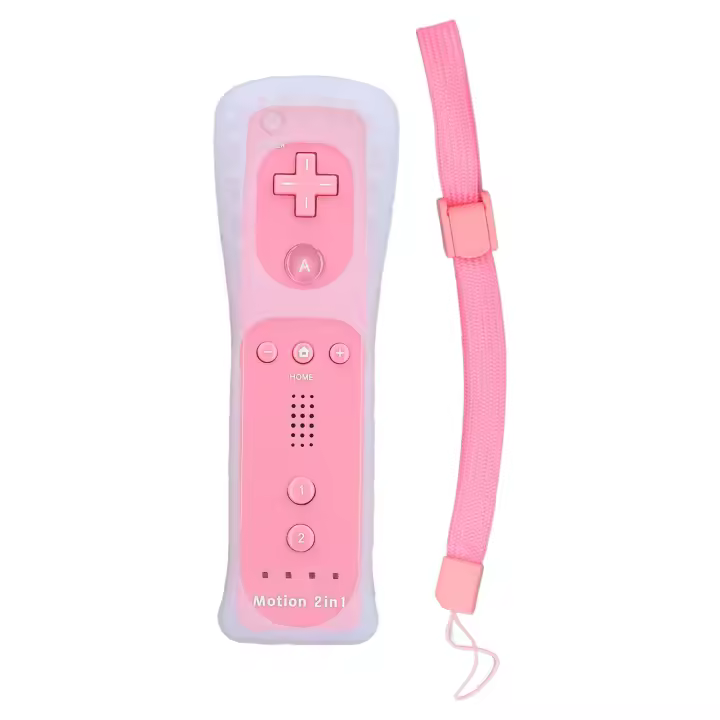 Control Remoto para Consola de Juegos en Casa HD Funda de Silicona con Pulsera 2 Vibraciones - 1