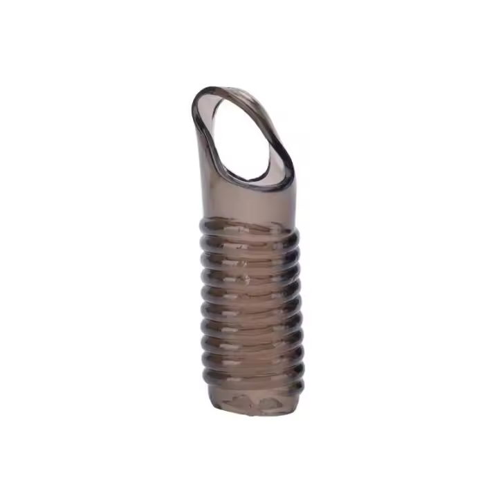 Juguetes sexuales reutilizables para hombres, Juguetes sexuales de tiempo para hombres, condones de silicona de castidad, funda de anillo de extensión - 1