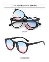 6 en 1 hombres personalizados mujeres polarizadas ópticas imán magnético gafas de sol Polaroid Clip en marco de gafas de sol - details 14
