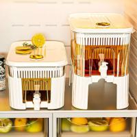 Jarra de agua de 5L, jarra de jugo portátil grande para bebidas, hervidor frío con grifo para fiestas y uso diario - details 2