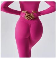 Pantalones de Yoga Transpirables para Mujer Pantalones Deportivos sin Costuras Elásticos Hips Push Up Leggings de Fitness Exercise Yoga Tipo de Paño: Entrenamiento - details 19