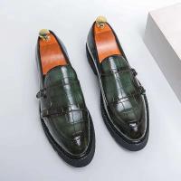 Producto más vendido 2024 Zapatos casuales de cuero genuino para hombres de lujo Estilo italiano de fiesta o oficina - details 3