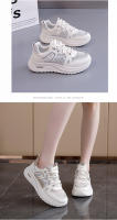 Zapatillas de cuero, nuevas zapatillas ligeras para correr, zapatos blancos de suela blanda - details 12