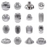 Reemplazo de pantalla de vidrio gris humo, cubierta de vidrio a rayas de hoja gris, arte moderno, lámpara de decoración de restaurante de tienda, E26, E27, 1,65 pulgadas - details 0