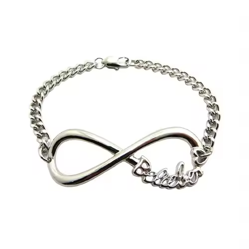 Pulsera Infinito Personalizada con Nombre en Oro Dorado - Regalo Único y Duradero - 1