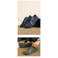 Zapatos descalzos minimalistas para hombre, zapatillas de punta ancha Zero Drop, malla transpirable, zapatos planos informales con cordones para caminar - details 12