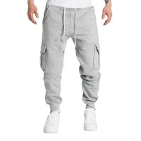 Pantalones de Workout Sueltos para Hombres Pantalones Cargo con Múltiples Bolsillos y Cordón - details 5