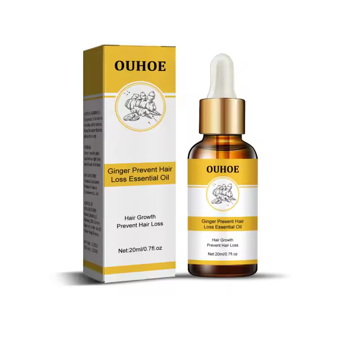 Ginger Care Raíces suaves, nutritivas e hidratantes, nutritivo, cuidado del cabello, aceite esencial para masaje del cuero cabelludo - 1