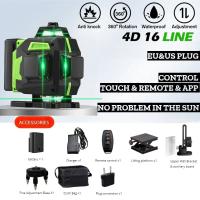 Nivel Láser de 16 Líneas Profesional Nivel Autonivelante 4D Verde con Trípode - details 3