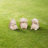 3 uds. Modelos de micropaisaje estatua de erizo de resina escultura de Animal creativa impermeable miniaturas de dibujos animados estatuilla de jardín - details 2