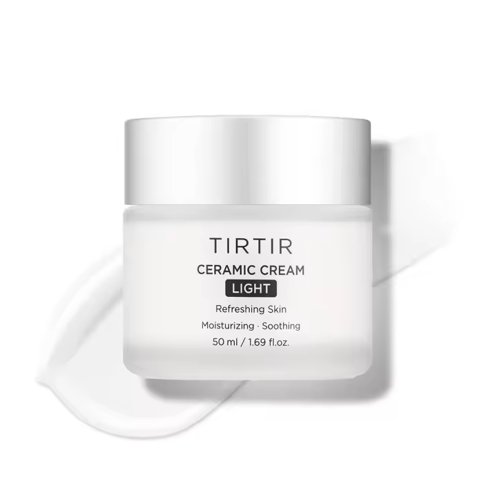 Crema de ceramida natural TIRTIR |   Hidratante profundo para la piel de vidrio, ácido poliglutámico, extracto de Centella Asiatica, barrera cutánea, - 1