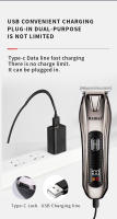 Kemei-cortadora de pelo eléctrica profesional para hombre, afeitadora de barba inalámbrica, recargable, 0mm - details 5