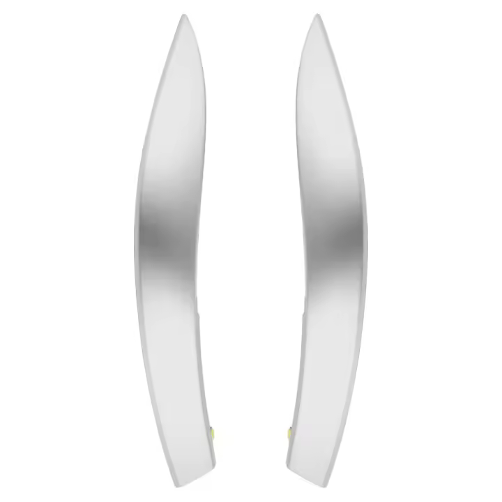 Tira de cubierta embellecedora para salpicadero de coche, 2 uds., para Toyota Corolla Altis 2009, 2010, 2011, 2012, 2013, Control Central - 1