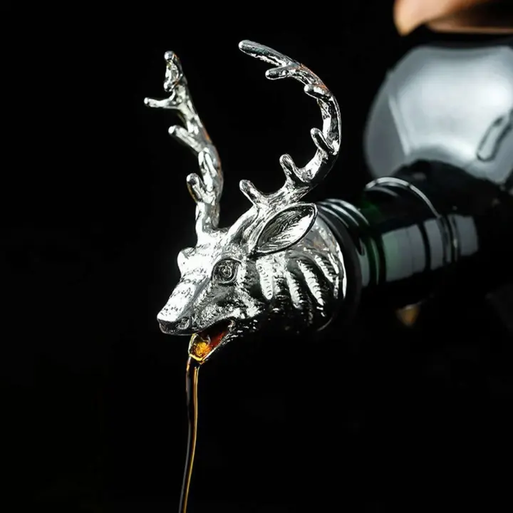 Aireadores de aleación y silicona, vertedores tubulares, tapones de elefante, botellas, botellas de vino - 1