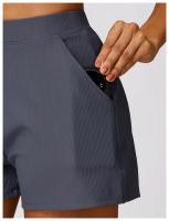 Pantalones cortos deportivos casuales y sueltos de nylon para yoga y ejercicios de autómneo y invierno acero inoxidable rápido secado - details 13