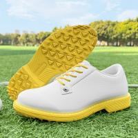 2025 Nuevos Zapatos De Cuero Hombres Y Mujeres Pareja Modelos Zapatos De Golf Zapatos Deportivos sin clavos - details 7