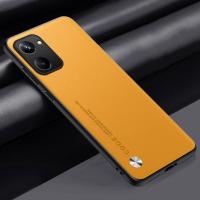 Funda de Lujo de Cuero PU para Realme 10 Pro Plus 5G Protección Total de Silicona Mate - details 16