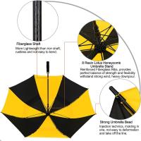 Paraguas de Golf abierto automático, paraguas de palo impermeables a prueba de viento con doble dosel extragrande de gran tamaño - details 85