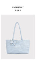 Bolso tejido colgante, bolso de mano de gran capacidad, bolso bandolera de hombro, bolso versátil de moda para niño y madre. - details 10