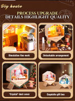 Casa de muñecas DIY Cottage Art House escena en miniatura decoración hecha a mano Mini montaje juguetes para juego de imitación para niñas regalos de cumpleaños - details 3