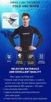Traje de neopreno completo para hombre, con cremallera en la espalda, alta elasticidad, con protección solar - details 0